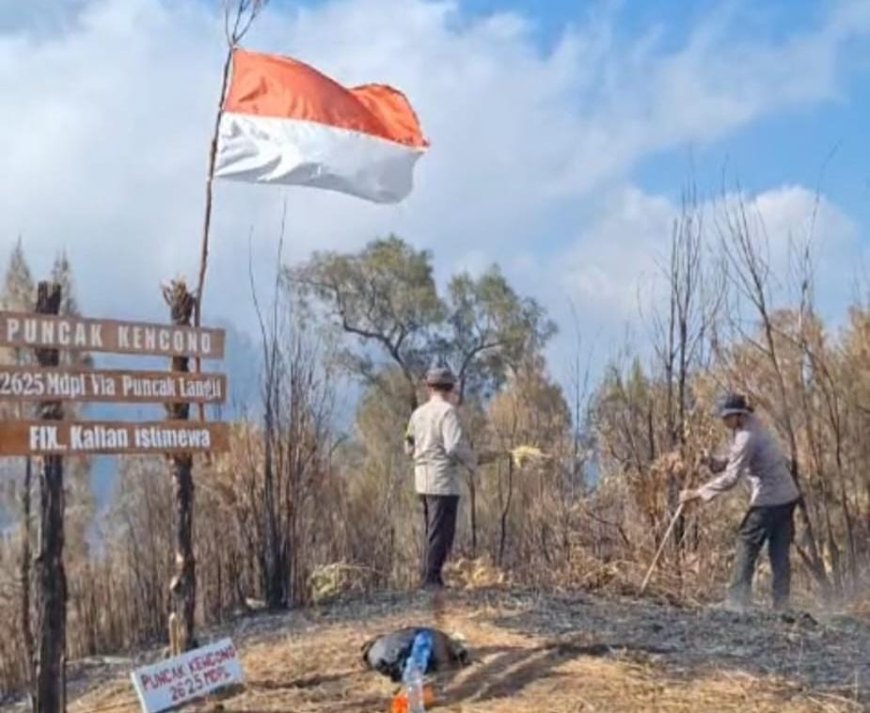 Polres Blitar dan Tim Gabungan Intensifkan Patroli Pemantauan, Antisipasi Karhutla Gunung Butak